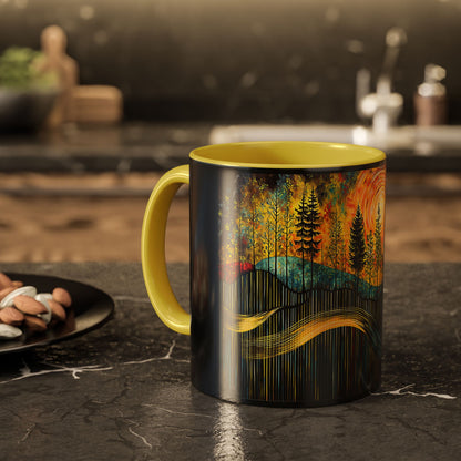 "Sacred Resonance", Colorful Mugs (11oz, 15oz)