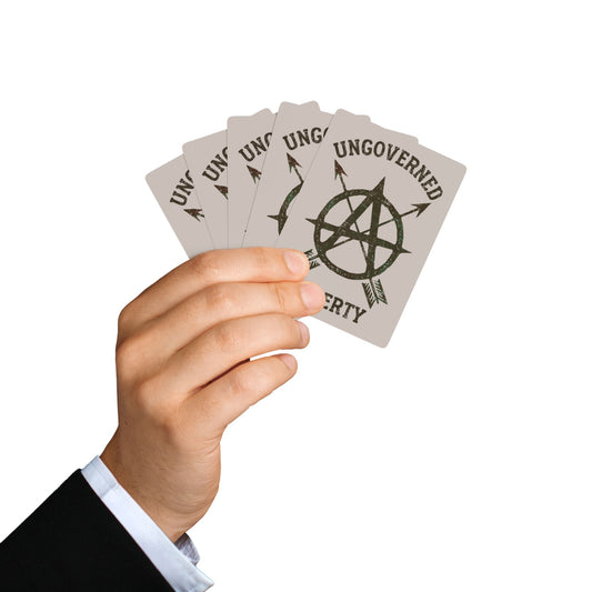 "Ungoverned Liberty", Political Playing Cards (Silver Croft)