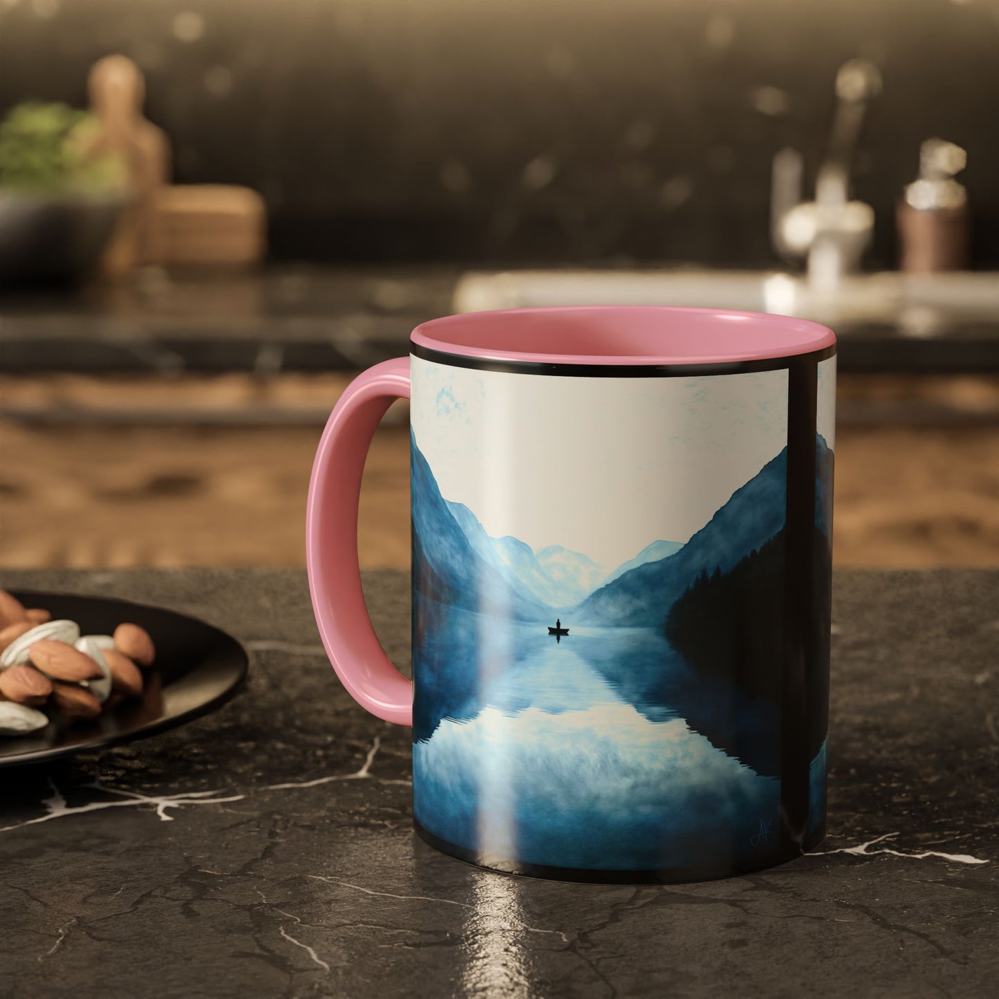 "Connected in Silence - Psalm 46:10", Colorful Mugs (11oz, 15oz)