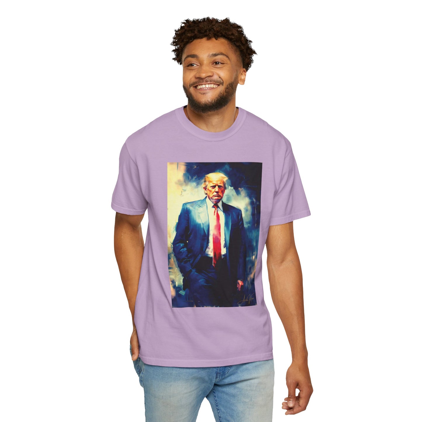 "Trump Portrait No. 6", Unisex T-shirt (Light Colors)