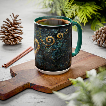 "From Stone to Savior's Light", Colorful Mugs (11oz, 15oz)