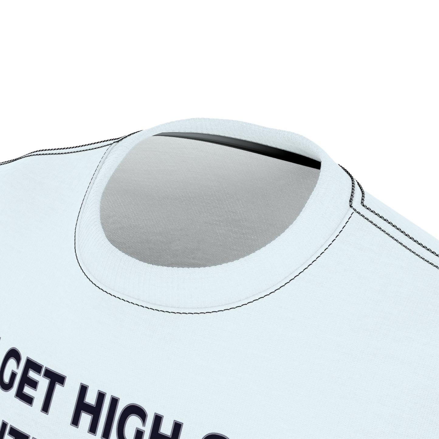 "Intelligent Conversation", Unisex T-shirt (Bubbles Blue)