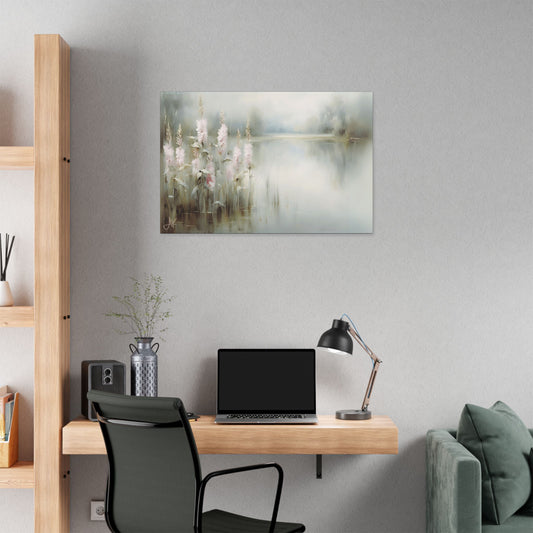 "Pink Rushes", Fine Art Classic Stretched Canvas