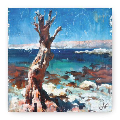 "Littoral Watch – Relic of the Gaelic Coast", Fine Art Matte Canvas, Stretched, 1.25"