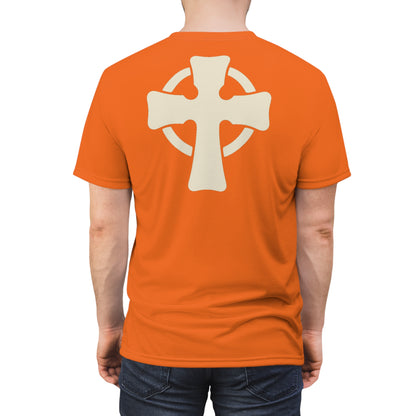 "Retro Jesus", Unisex T-shirt (Orange Slice)