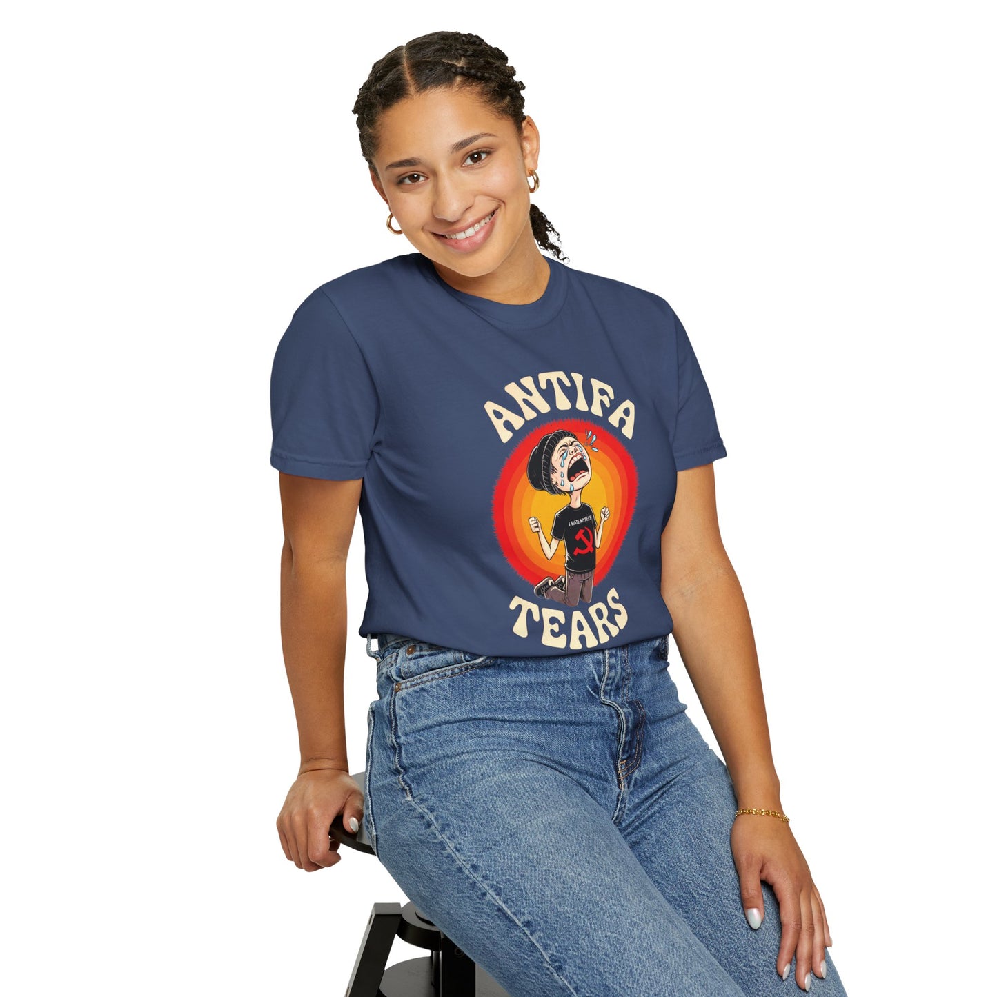 "Antifa Tears" #01, Unisex T-shirt