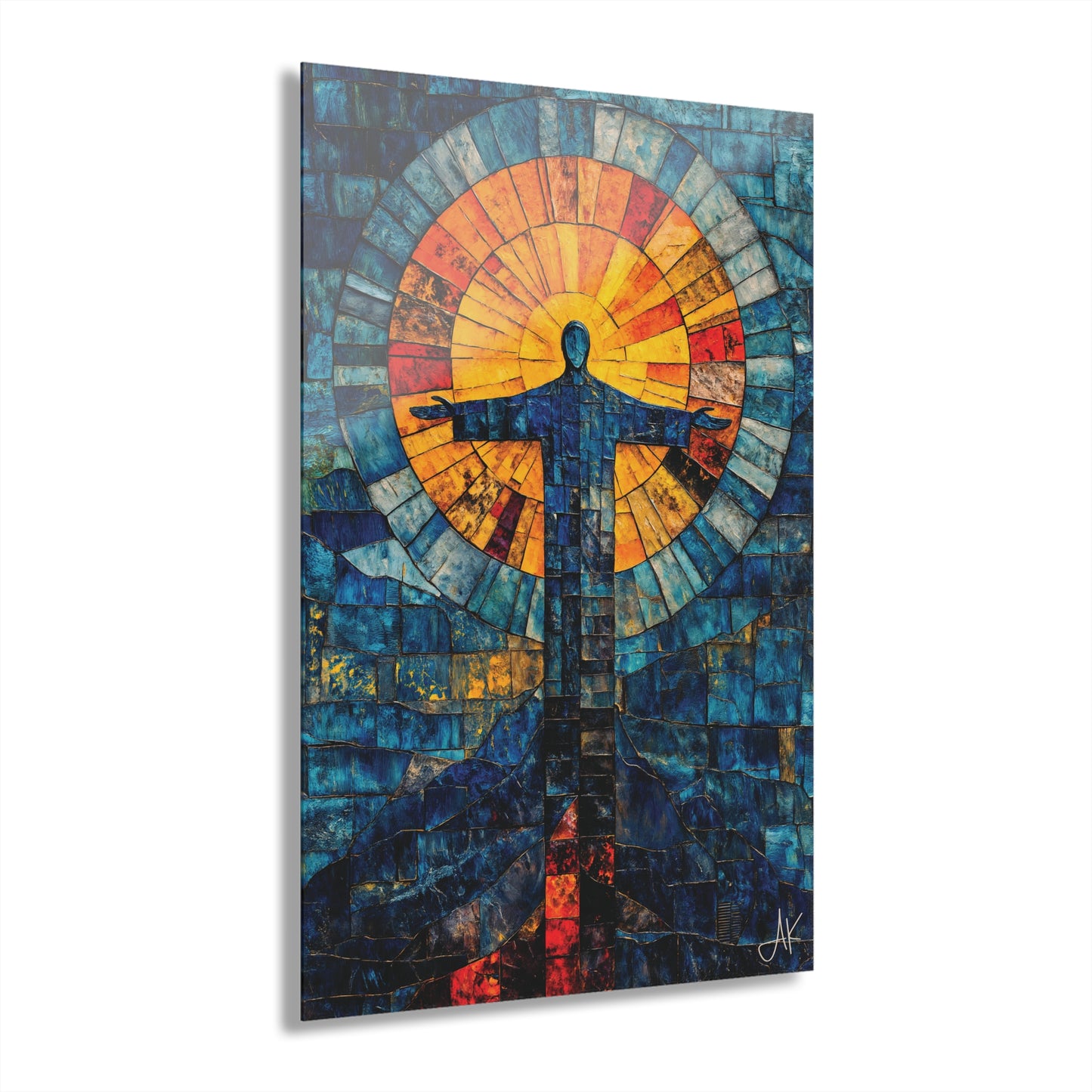 "Alpha and Omega - Revelation 22:13", Fine Art Acrylic Wall Prints (French Cleat Hanging)