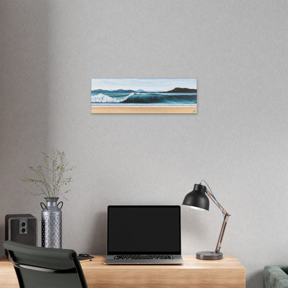 "A Moment of Inner Peace", Stretched Classic Canvas Fine Art Print (Harbour Blue)