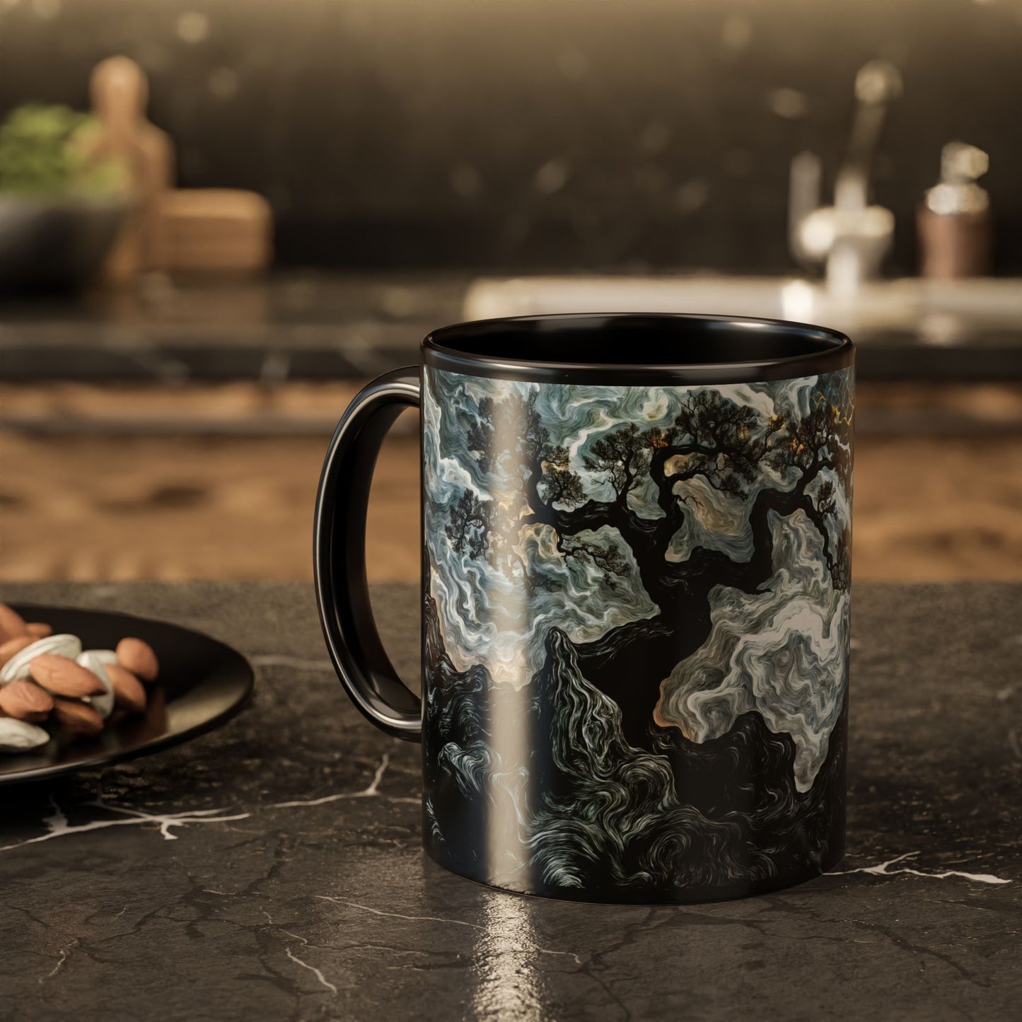 "An Crann Naomh (Gaelic) - The Sacred Tree (English)", Colorful Mugs (11oz & 15oz)