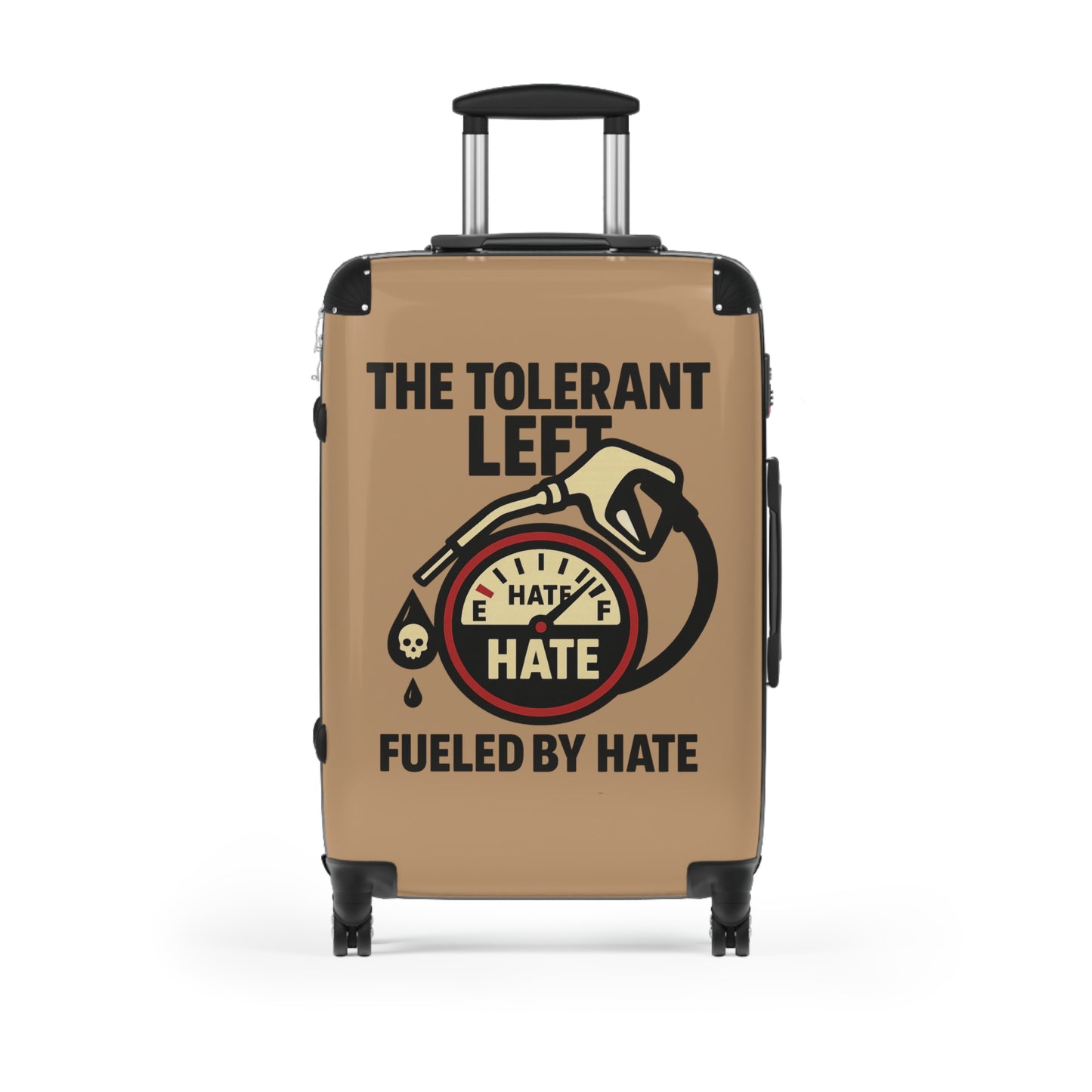 "The Tolerant Left", Suitcase (Camel Brown)