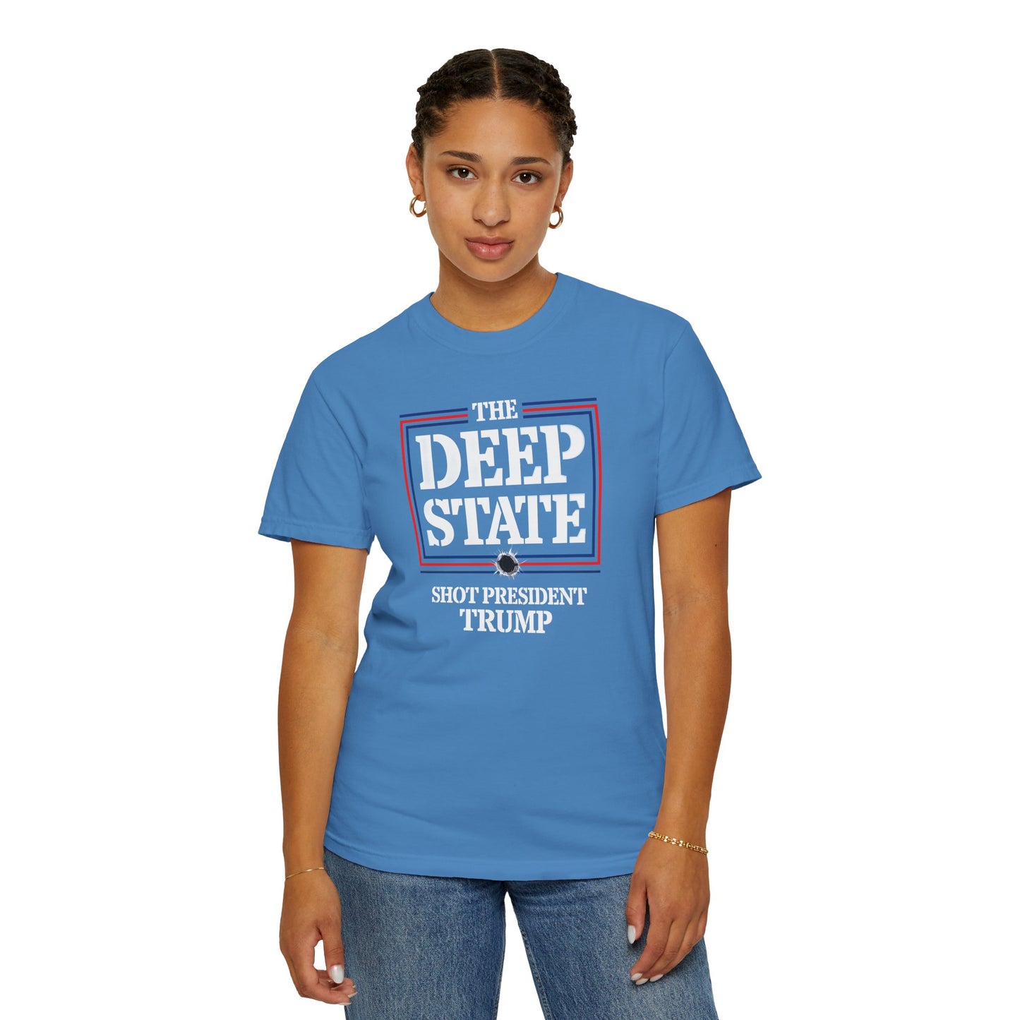 "The Deep State Shot President Trump" #01, Unisex T-shirt
