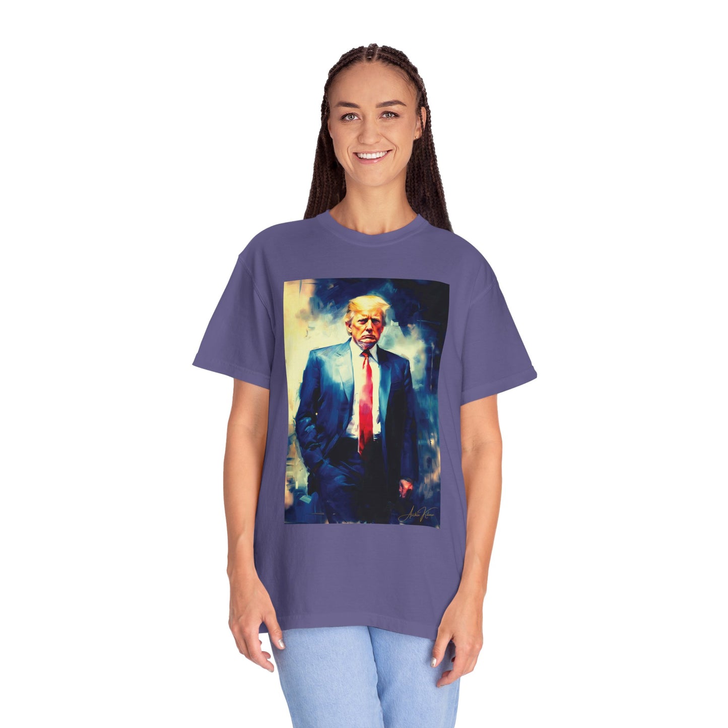 "Trump Portrait No. 6", Unisex T-shirt (Dark Colors)