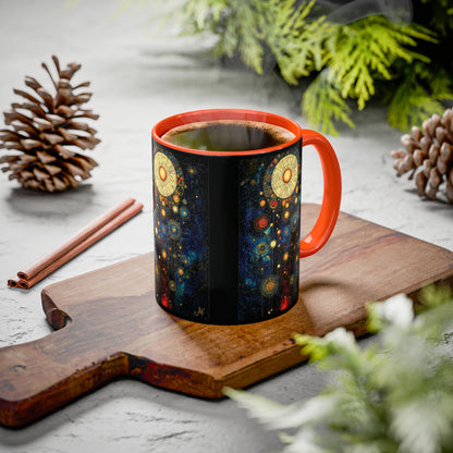 "Ancient Connection to God", Colorful Mugs (11oz, 15oz)