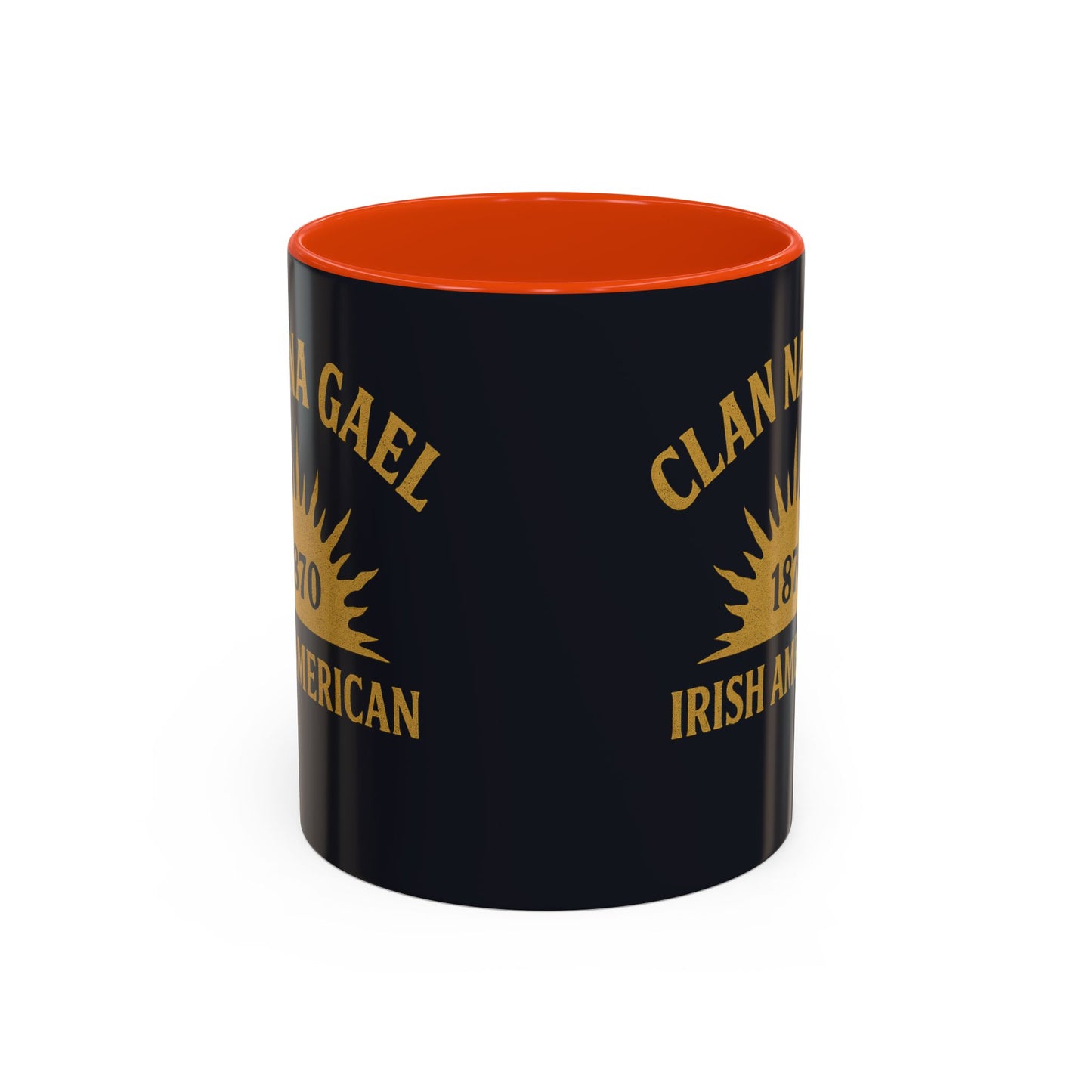 "Clan na Gael - Irish American", Colorful Mugs (11oz, 15oz) (Black Denim)