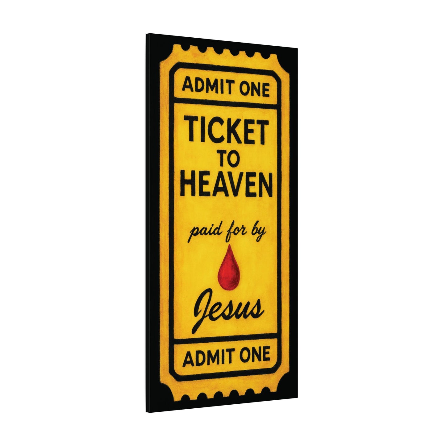 "The Golden Ticket", Matte Canvas Fine Art Print