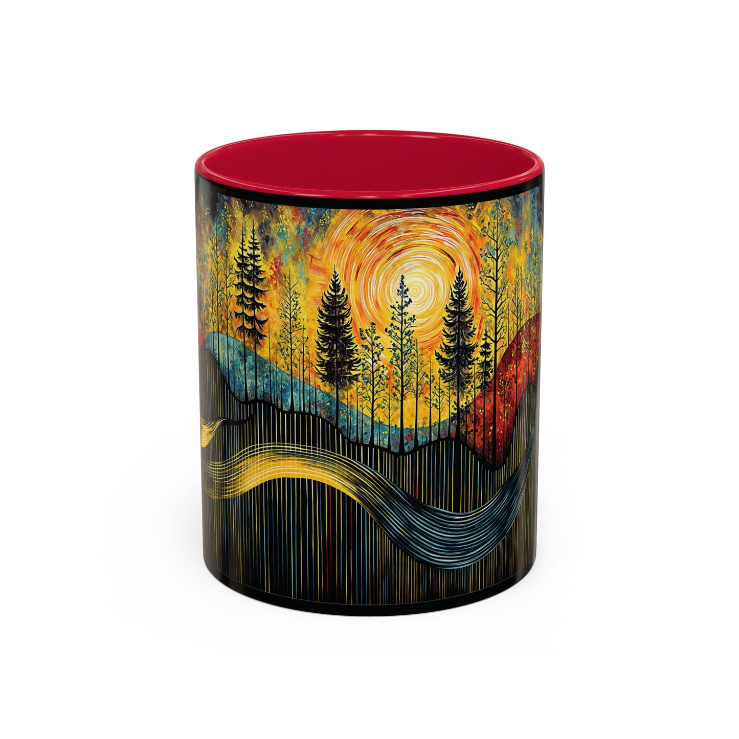 "Sacred Resonance", Colorful Mugs (11oz, 15oz)