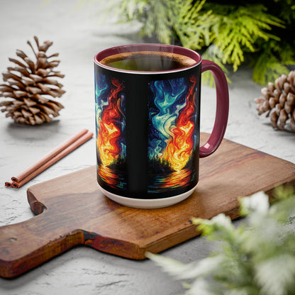 "Naomh Solus (Gaelic) - Sacred Light (English)", Colorful Mugs (11oz, 15oz)