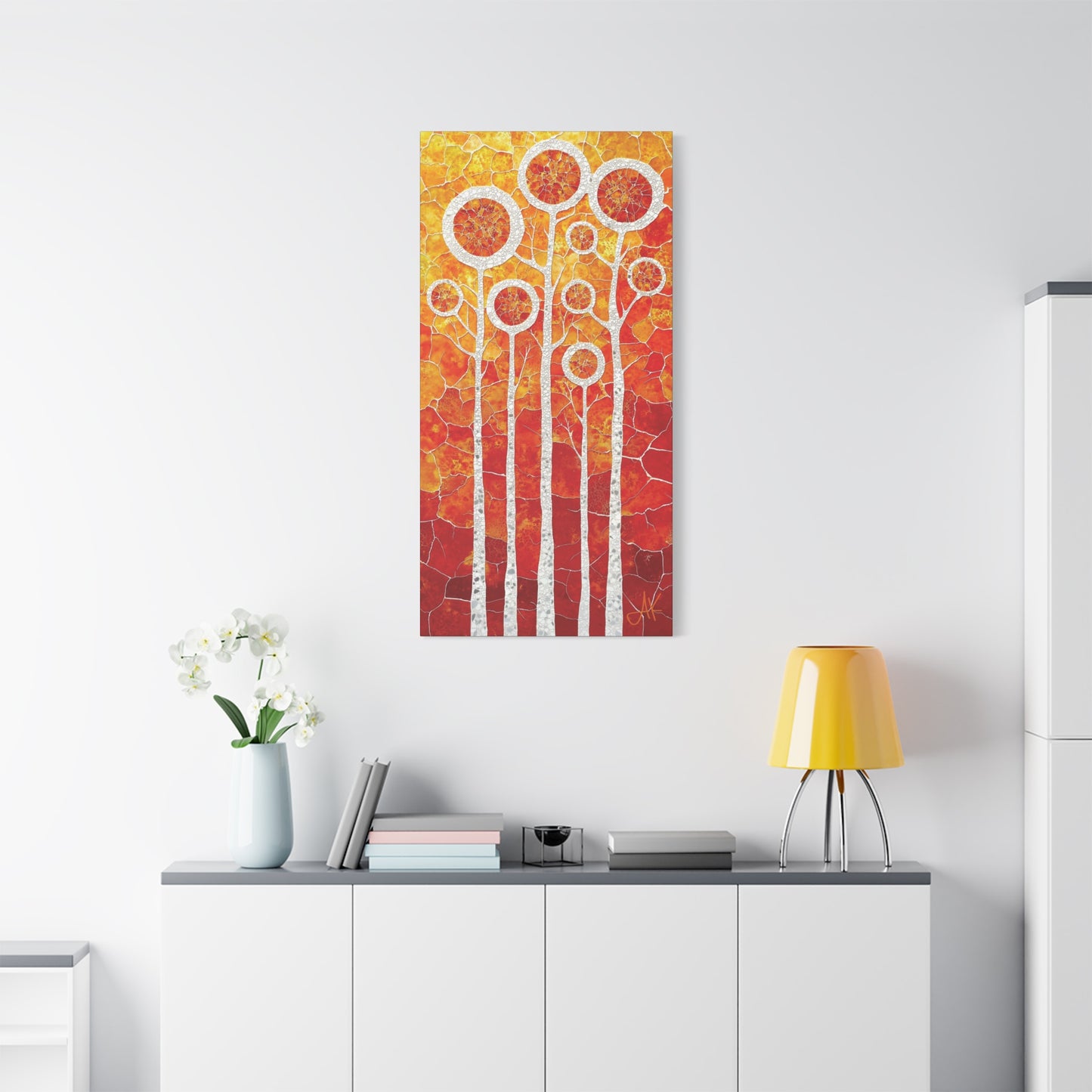 "Solar Grove", Fine Art Matte Canvas, Stretched, 1.25"