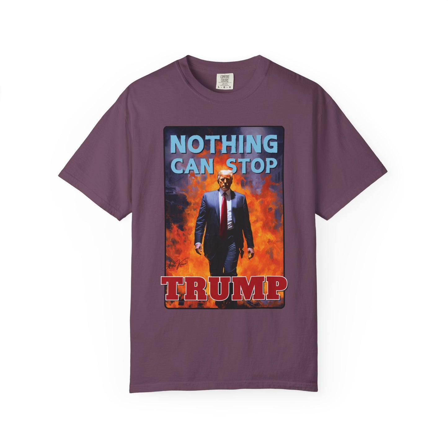"Nothing Can Stop Trump", Unisex T-shirt (Dark Colors)