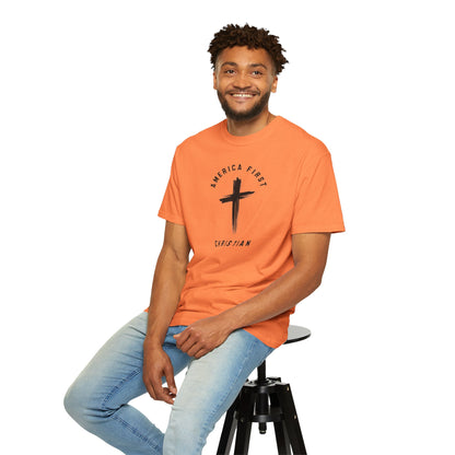 "America First Christian" #05, Unisex T-shirt (Light Colors)