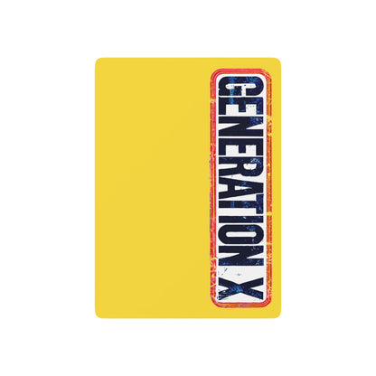 "Generation X", Retro Playing Cards (Lady Finger Banana)