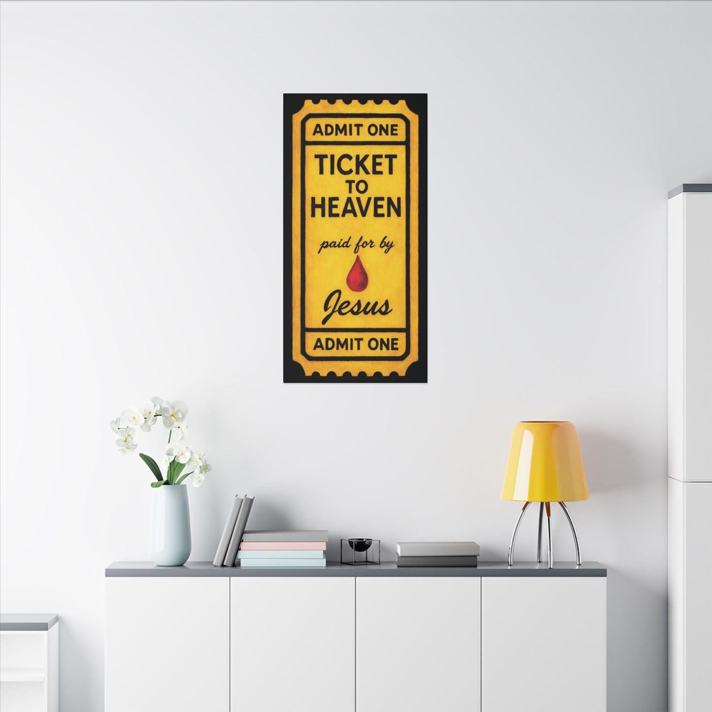 "The Golden Ticket", Matte Canvas Fine Art Print