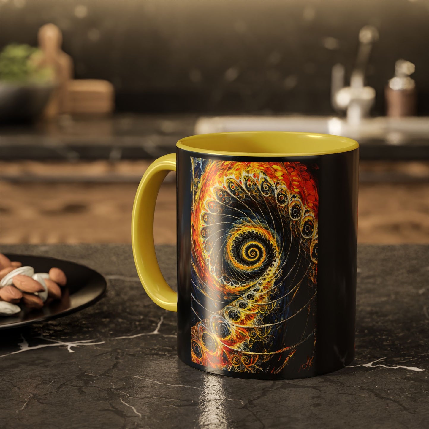 "Beauty of His Design", Colorful Mugs (11oz, 15oz)