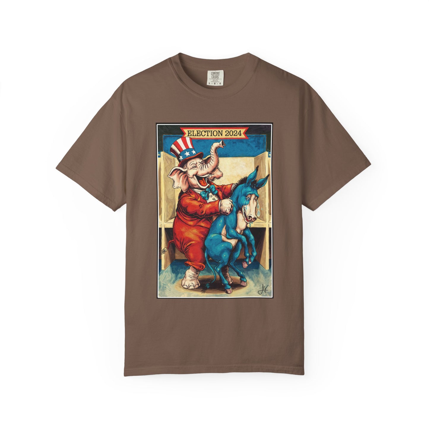 "MAGA Spanked the Donkeys 2024", Unisex T-shirt (Light Colors)