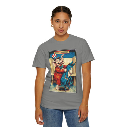 "MAGA Spanked the Donkeys 2024", Unisex T-shirt (Light Colors)