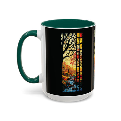 "Realization at 5", Colorful Mugs (11oz, 15oz)