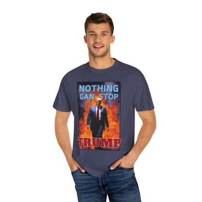 "Nothing Can Stop Trump", Unisex T-shirt (Dark Colors)