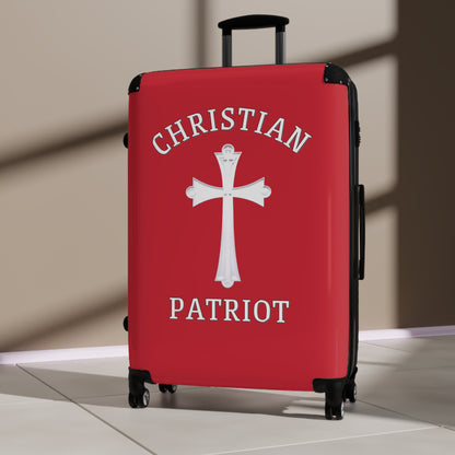 "Christian Patriot" #04 Suitcases (Cherry Red)