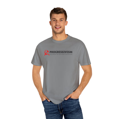 "Progressivism - Enemy of Western Civilization", Unisex T-shirt (Light Colors)