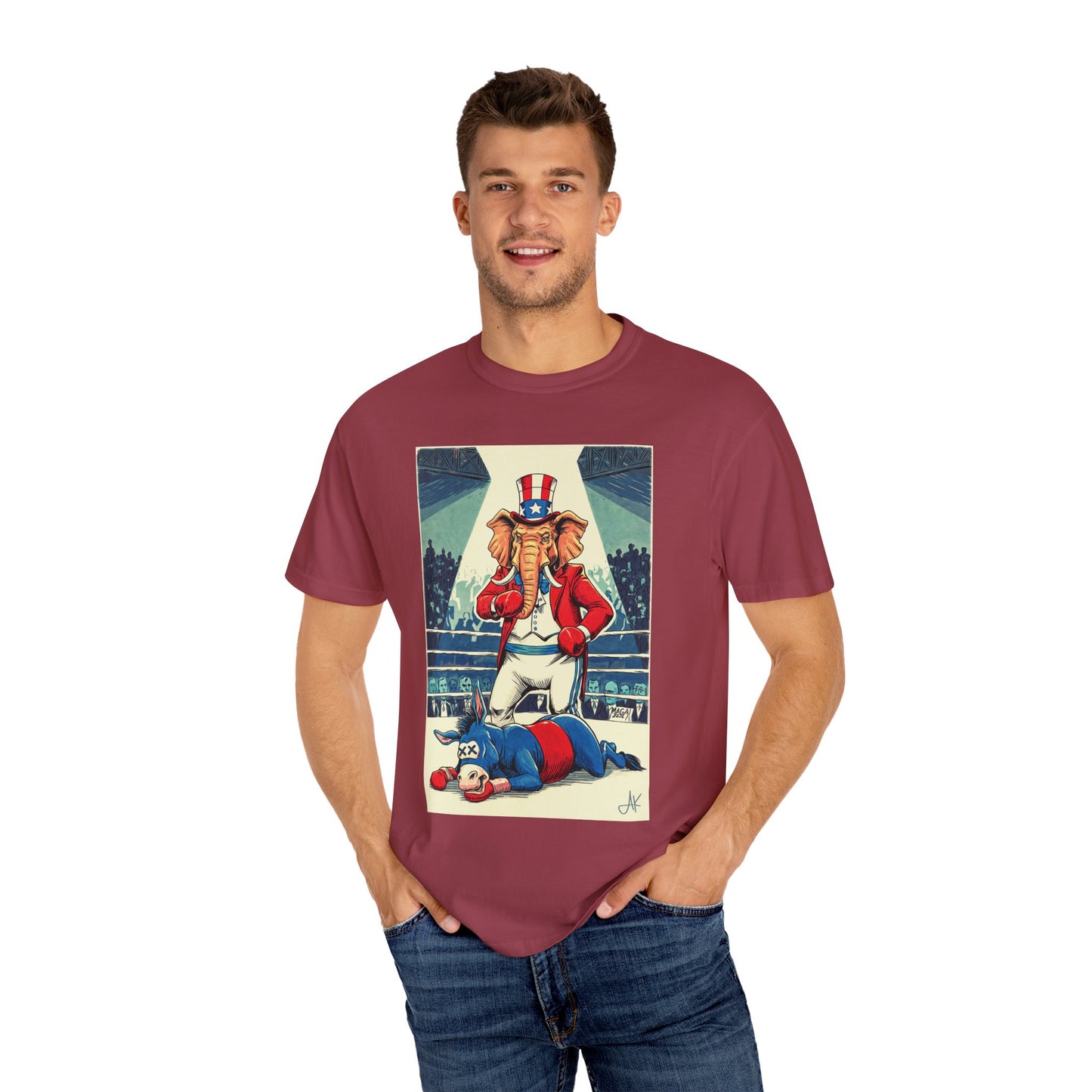 "Brutal Woke Knockout 2024", Unisex T-shirt (Light Colors)