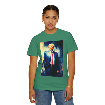 "Trump Portrait No. 6", Unisex T-shirt (Dark Colors)