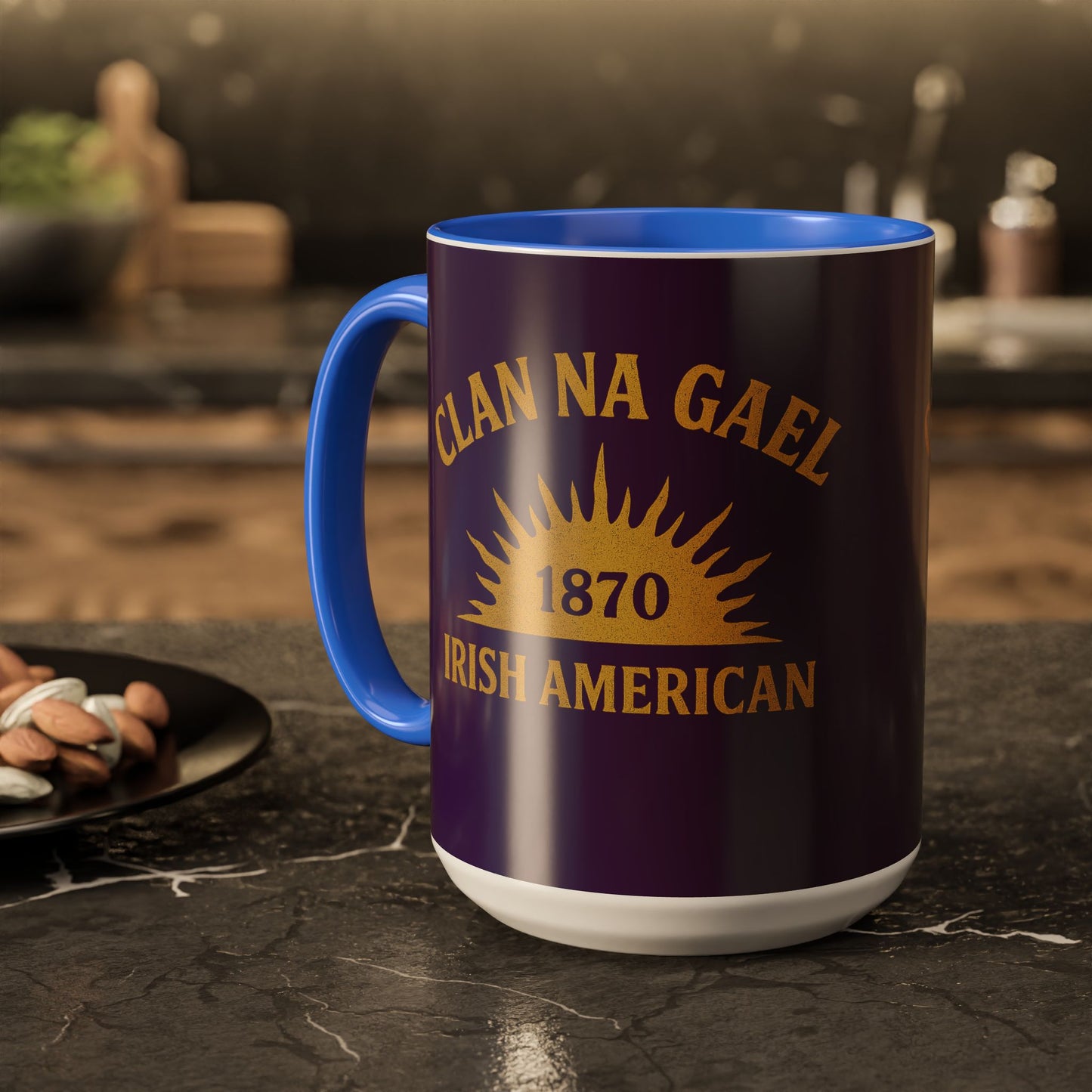 "Clan na Gael - Irish American", Colorful Mugs (11oz, 15oz) (3B0A4F)