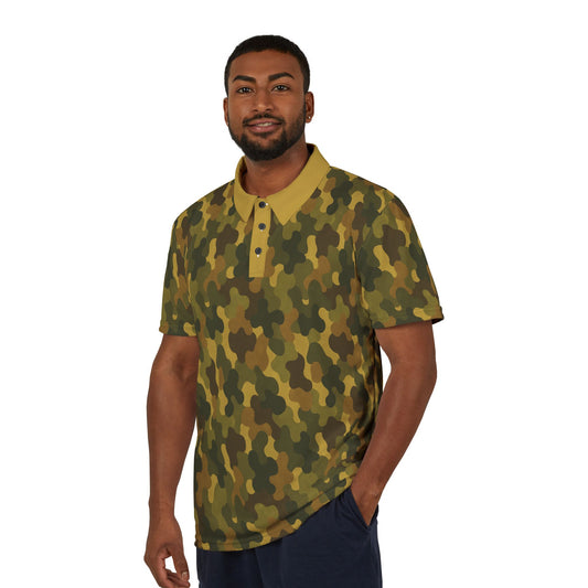 "SASR Day-Ops Camouflage" Unisex Polo Shirt (SASR Yellow Collar)