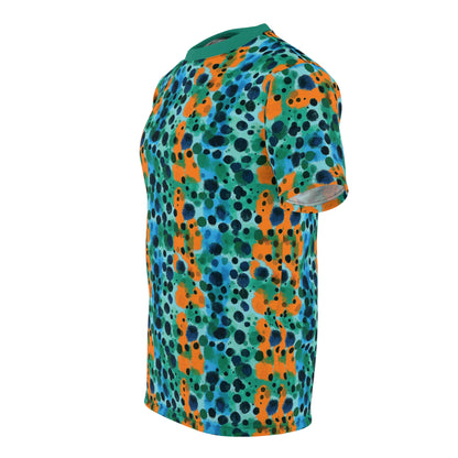 "Midnight Coral", Unisex Tee (Ocean Green)
