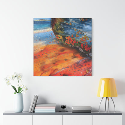 "Landfall Ember – Memories of Ancestral Strakes", Fine Art Matte Canvas, Stretched, 1.25"