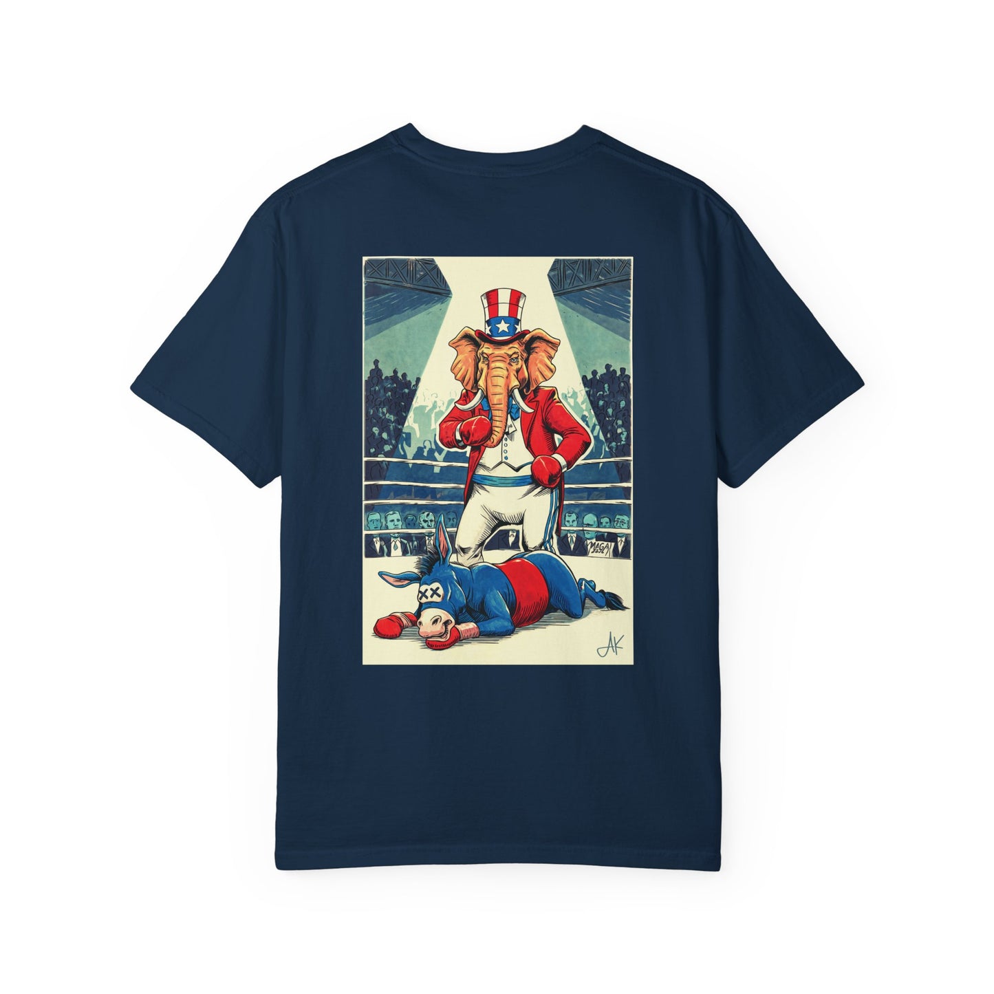 "Brutal Woke Knockout 2024", Unisex T-shirt (Dark Colors)