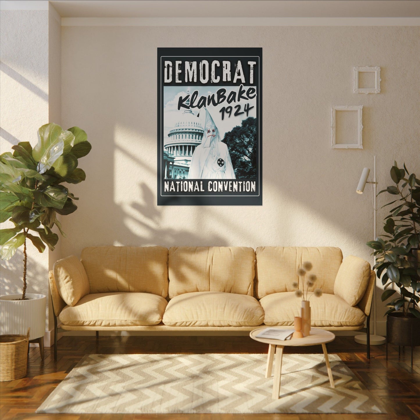 "Democrat KlanBake 1924", Matte Canvas Fine Art Print
