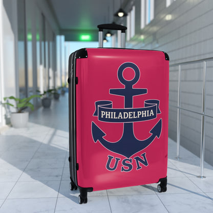 "USN Anchor", Suitcase (Ruby Red)