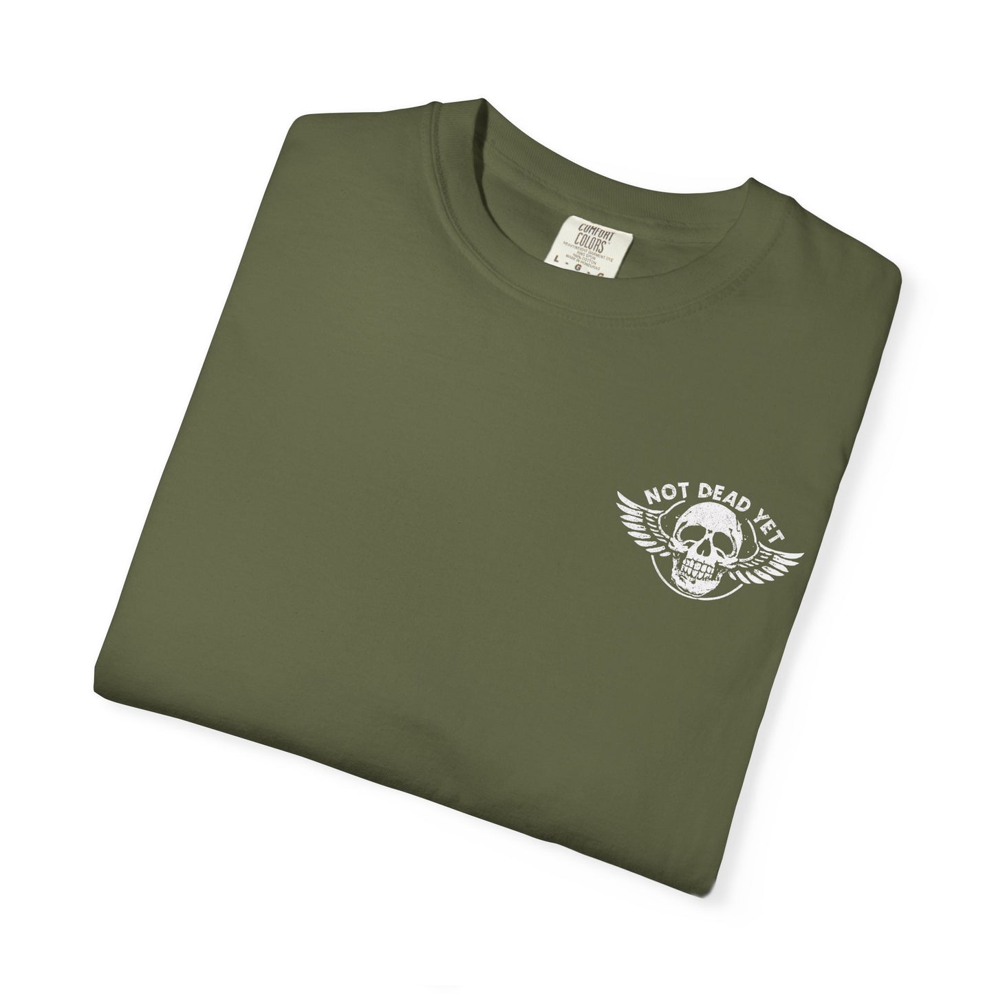 "Not Dead Yet - Winged Skull", Unisex T-shirt