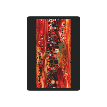 "Abstract #08", Fine Art Playing Cards (Void Black)
