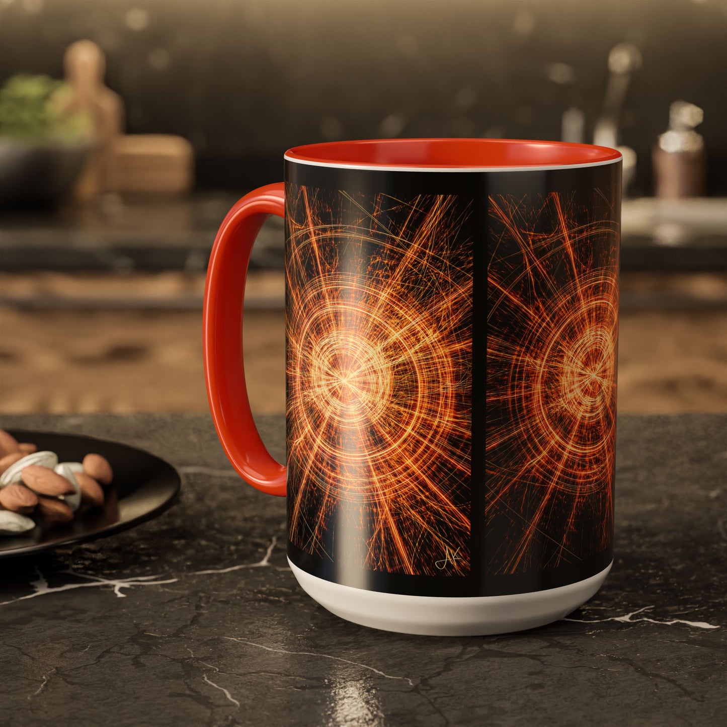"His Light After Darkness", Colorful Mugs (11oz, 15oz)