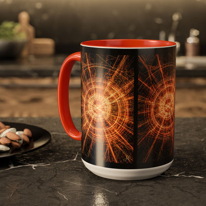 "His Light After Darkness", Colorful Mugs (11oz, 15oz)