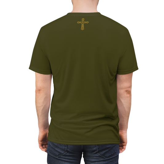 "Clan na Gael - Irish American", Unisex T-shirt (Fianna Green)