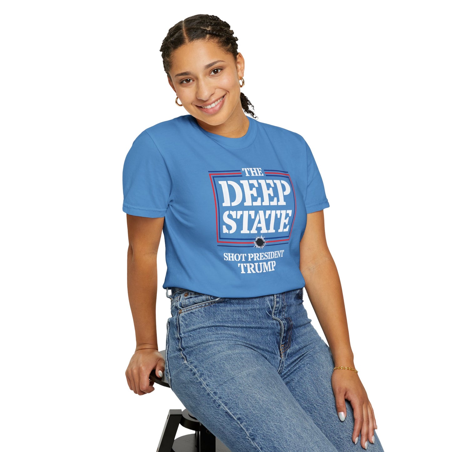 "The Deep State Shot President Trump" #01, Unisex T-shirt