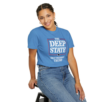 "The Deep State Shot President Trump" #01, Unisex T-shirt