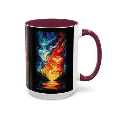 "Naomh Solus (Gaelic) - Sacred Light (English)", Colorful Mugs (11oz, 15oz)